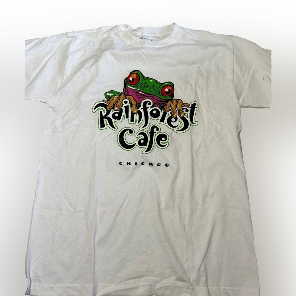 Vintage Rainforest Cafe Chicago Frog T-shirt